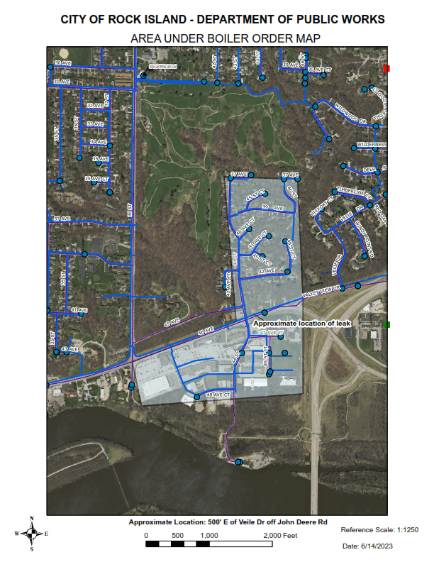 Boil Order Notice Map