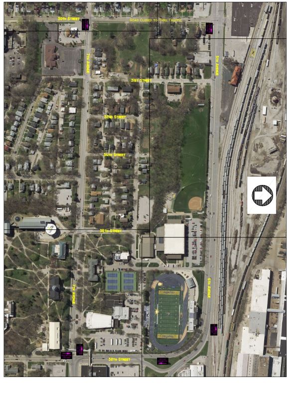 Detour 30th Street Between 5th to 7th Ave
