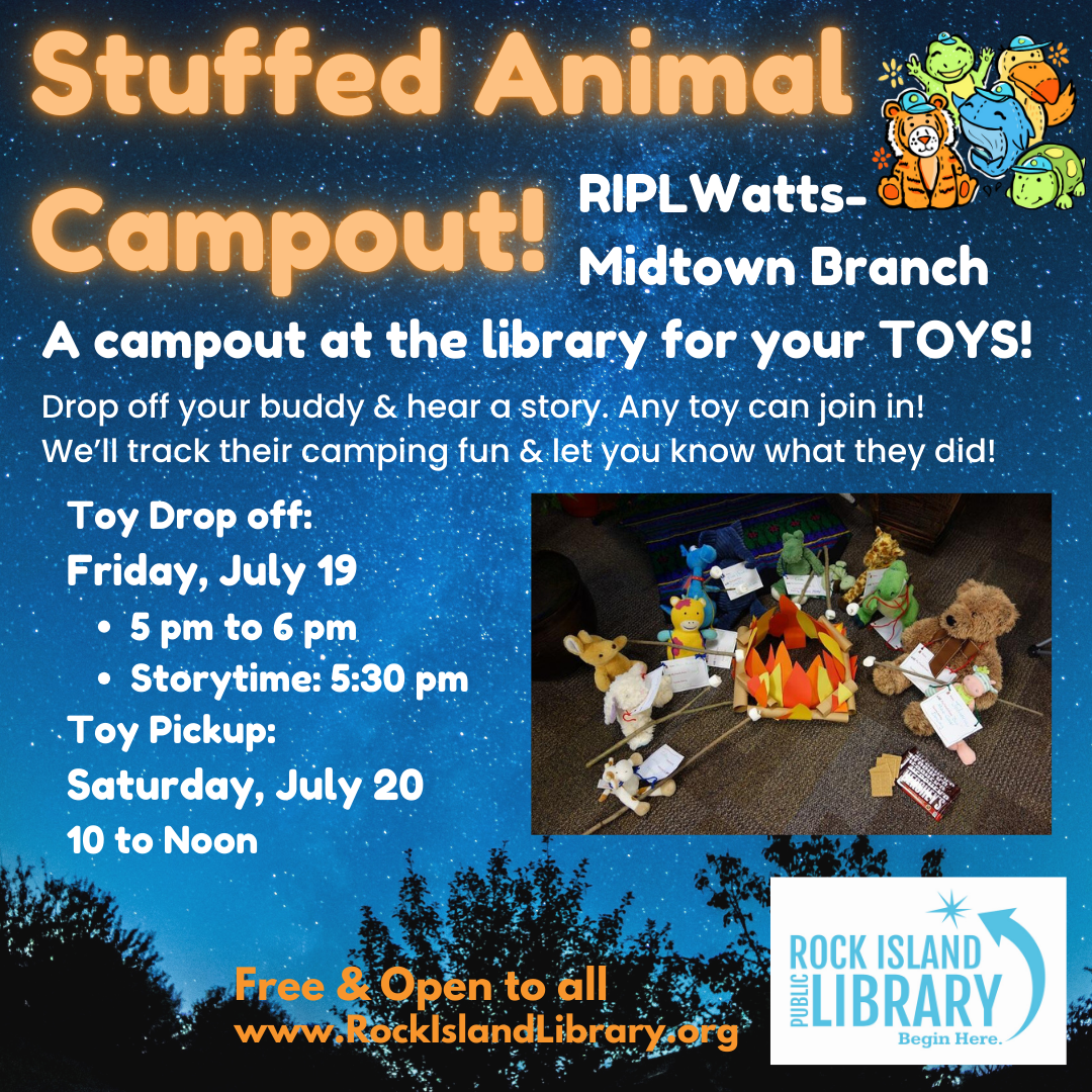 Stuffed Animal Campout Instagram Post