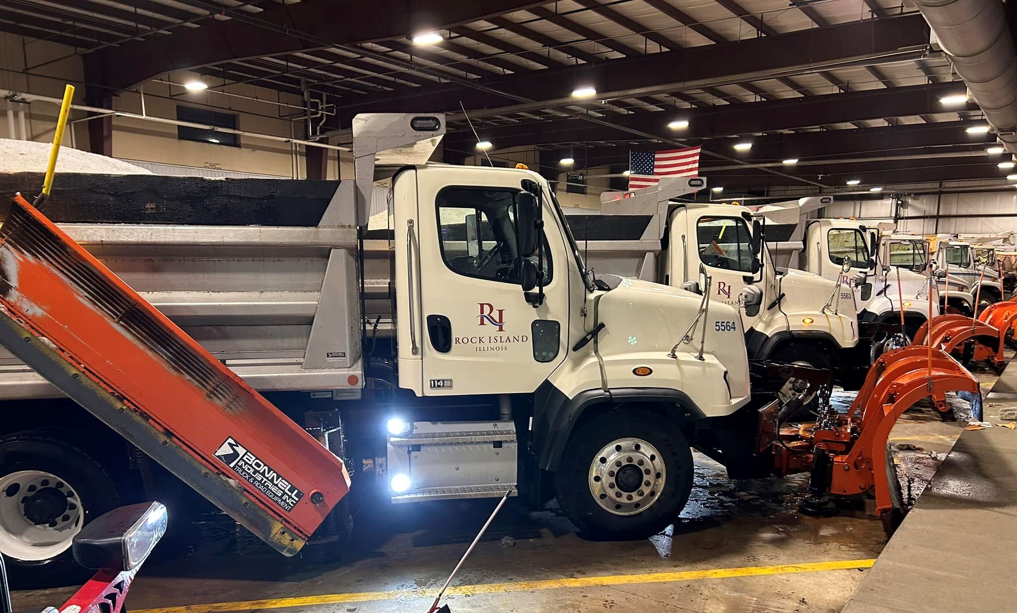 Snow Plows in MSD Building