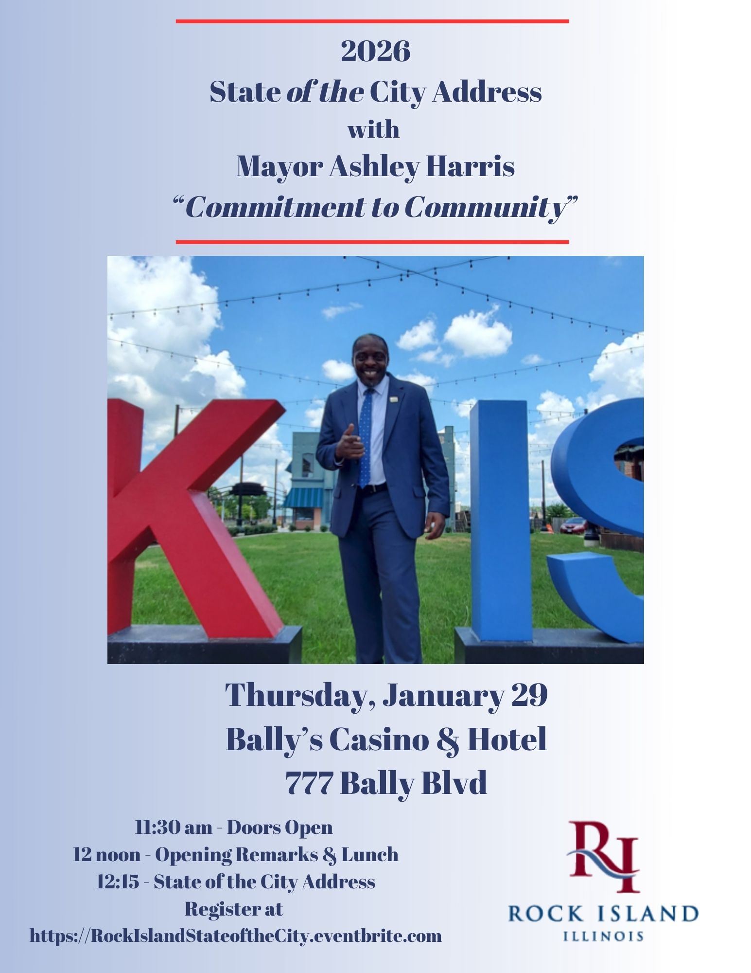 State of the City poster