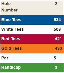 Highland-Springs-Hole-2 Score Card