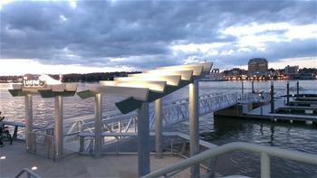 View of water and sky from Landing Boat Dock